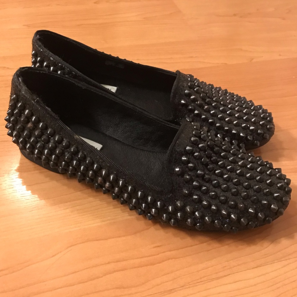 Black spiky Steve Madden shoes